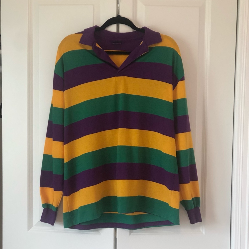 MARDI GRAS long sleeve shirt! Size XL used good condition